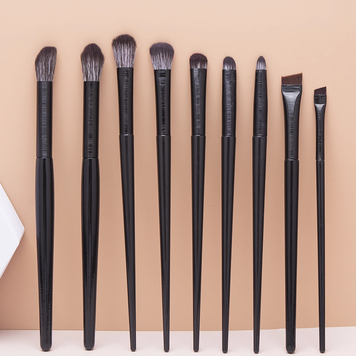 Description Picture 6 of item6/9PCS Eyeshadow Makeup Brushes set Soft Hair Professional Eye Contour Nose Shadow Brush Blending Shader Detail Cosmetic Tool