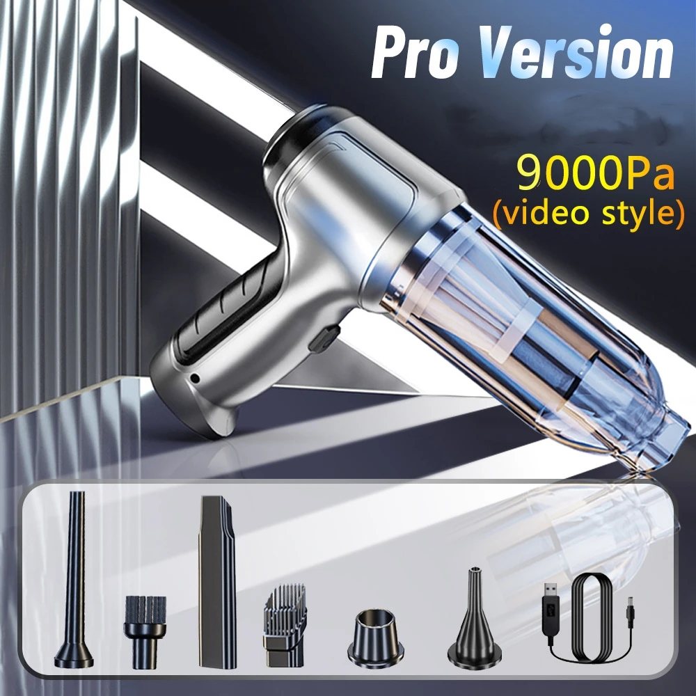 Description Picture 2 of item9000pa Wireless Car Vacuum Cleaner Powerful Cleaning Machine Household Portable Vacuum Cleaner Mini Strong Cleaning Appliance
