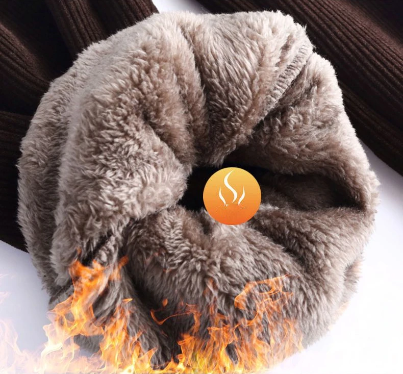 Description Picture 5 of itemWinter Thickened and Padded Corduroy Pants Women 2023 New Women's Loose Bunched Feet Harlan Pants Women