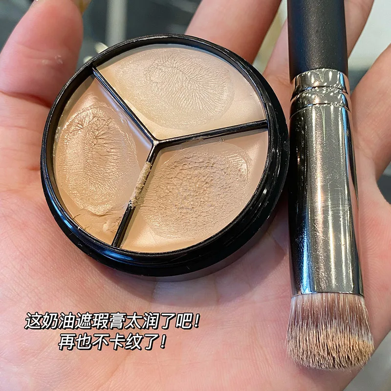 Description Picture 2 of item3 Colors Matte Liquid Concealer Waterproof Long Wear Full Cover Acne Spot Natural Face Base Makeup Matte Foundation Cosmetic