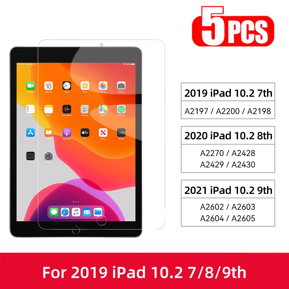 5Pcs For iPad 10.2