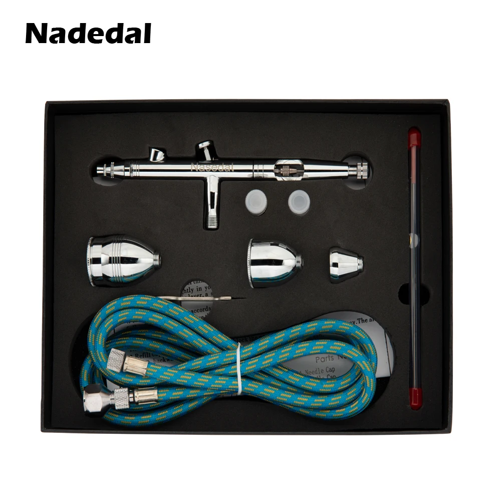 Description Picture 2 of itemNasedal  Dual-action 2cc/5cc/13cc Airbrush kit NT-116AK (0.2/0.3/0.5mm )  NT-183 (0.3/0.5/0.8) For Painting Cars Air Brush pray