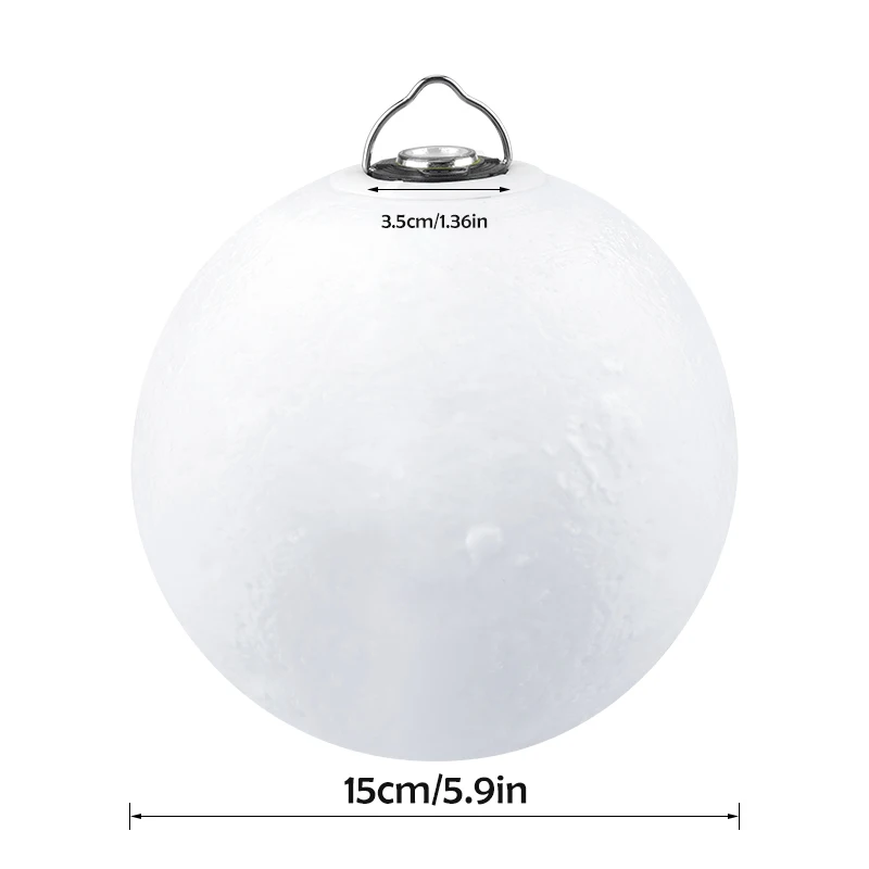 Description Picture 2 of itemMoon Light For Goal Zero LED Lamp 3D Lantern Outdoor Camping Lighting Shadow Glass Lampshade