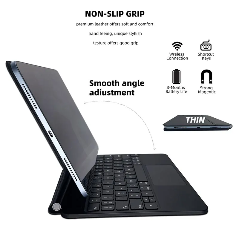 Description Picture 6 of itemMagic Magnetic Keyboard for iPad Pro 12.9 M2 2022 for iPad Pro 11 2022 10th English,German