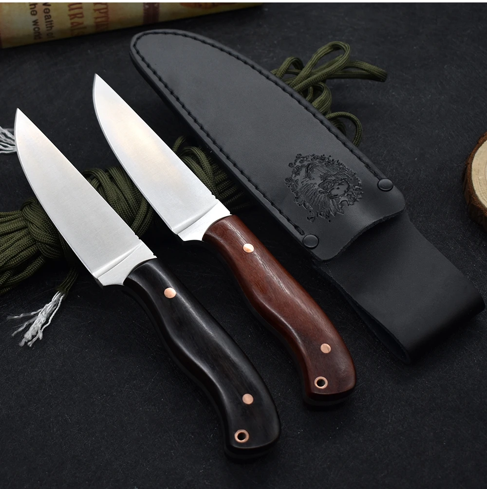Description Picture 4 of itemNEW Straight knife M390 portable outdoor wilderness survival tactics distribution holster jungle hunting quality knife EDC