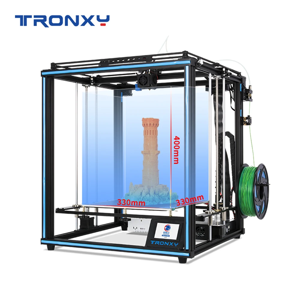 Tronxy 3D Printer X5SA DIY Kits CoreXY Structure With Build Size 330*330*400mm Auto leveling 3D Impresora