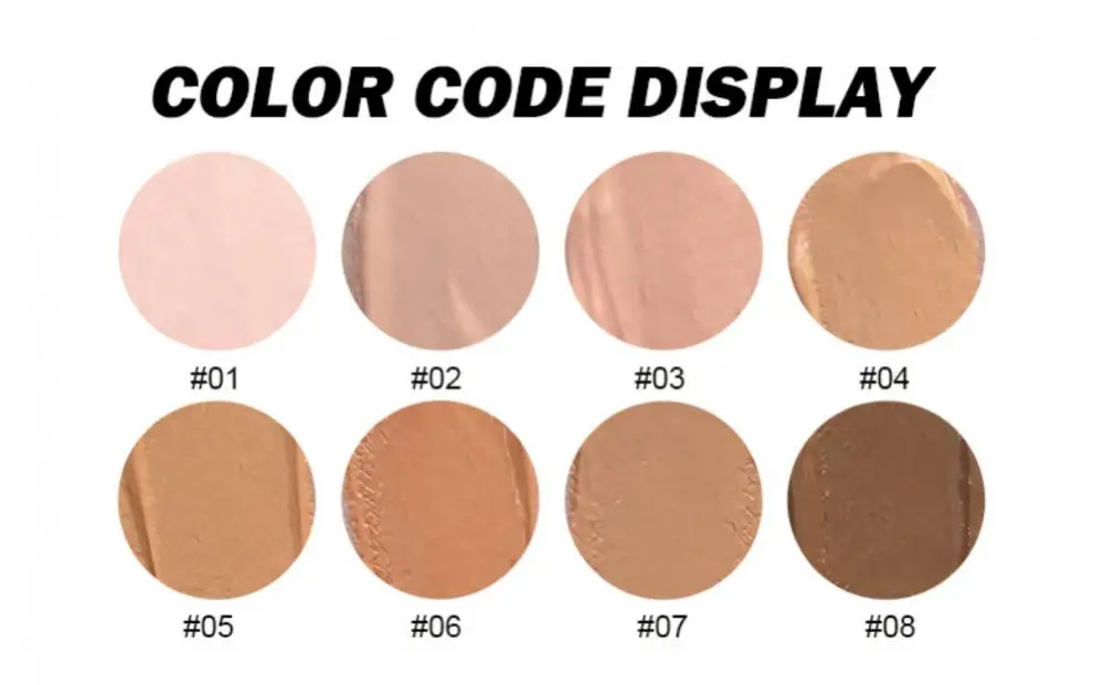 8 Colors Liquid Concealer 8ml Concealer Base Covers Eye Dark Circles Acne Spots Long Lasting Waterproof Corrector Face Makeup