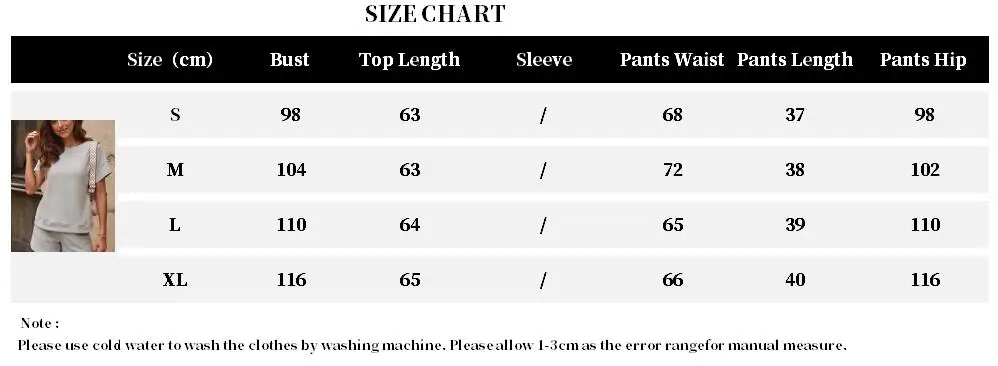 Description Picture 2 of itemSummer Short-sleeve Suit Women Gray Casual Round Neck Shirt Shorts Two Piece Set Women Outfit Drawstring Shorts Women Sportswear