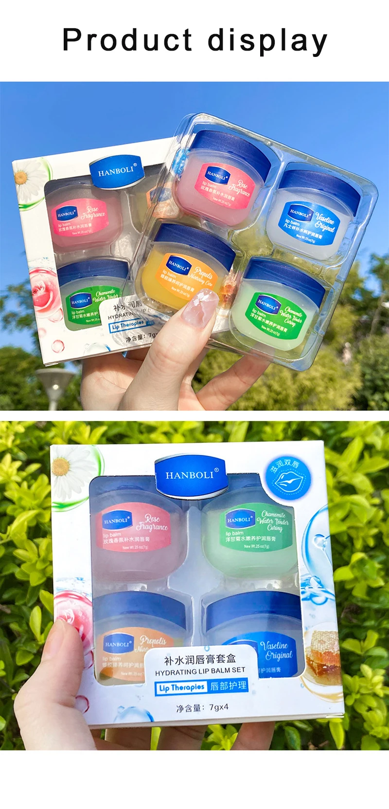 Description Picture 3 of item4/1Pcs Natural Lip Balm Moisturizing Lipstick Base Cute Makeup Anti-Cracking Lip Oil Original Korean Cosmetics Skin Care Product