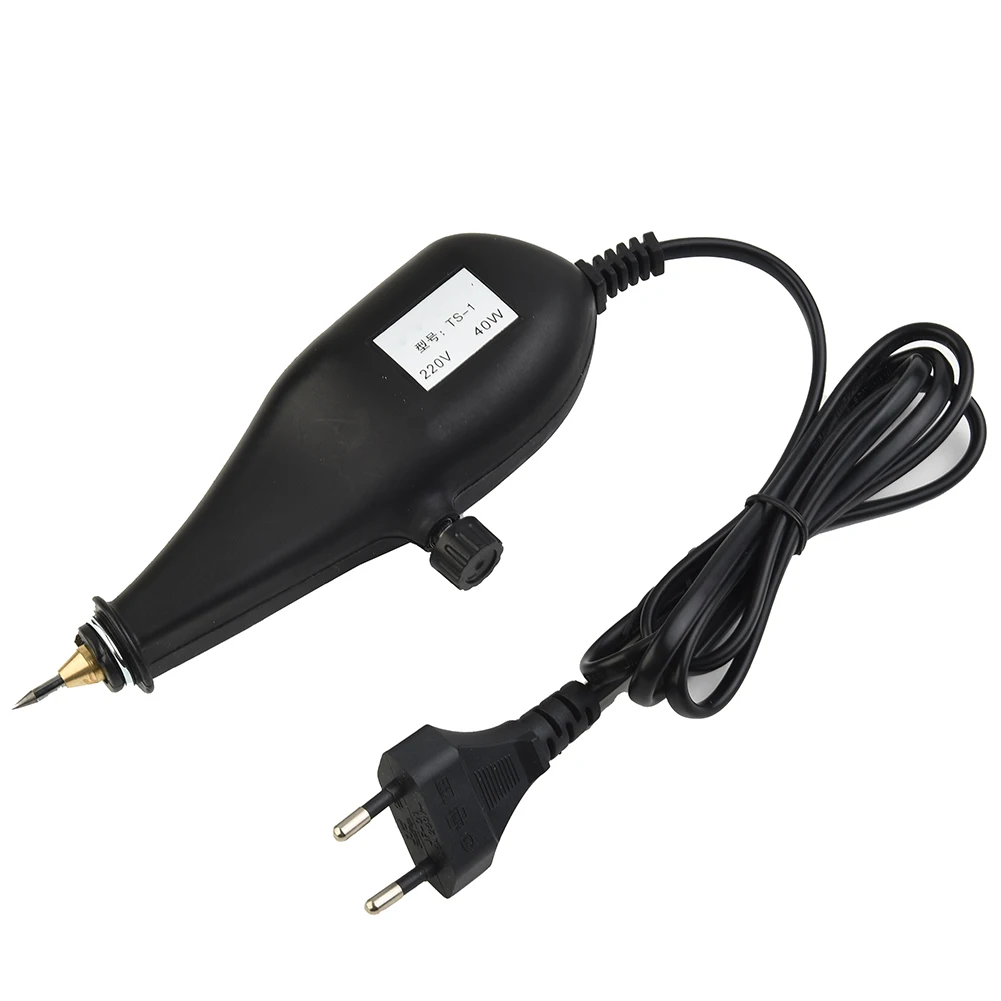 Description Picture 2 of item1 Pc 220V 40W Electric Engraving Pen Engraver Tool Carving Pen Plotter Machine Chisel Tips Wood Metal Glass Stone Lettering Tool