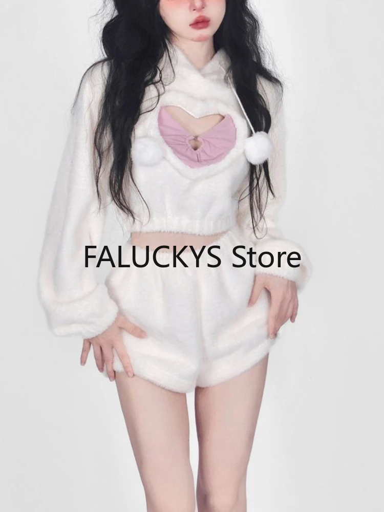 Description Picture 6 of item2023 Autumn Kawaill Sweet Pants 2 Piece Set Women Evening Party Y2k Crop Top + Office Lady Casaul Pants Korean Fashion Chic