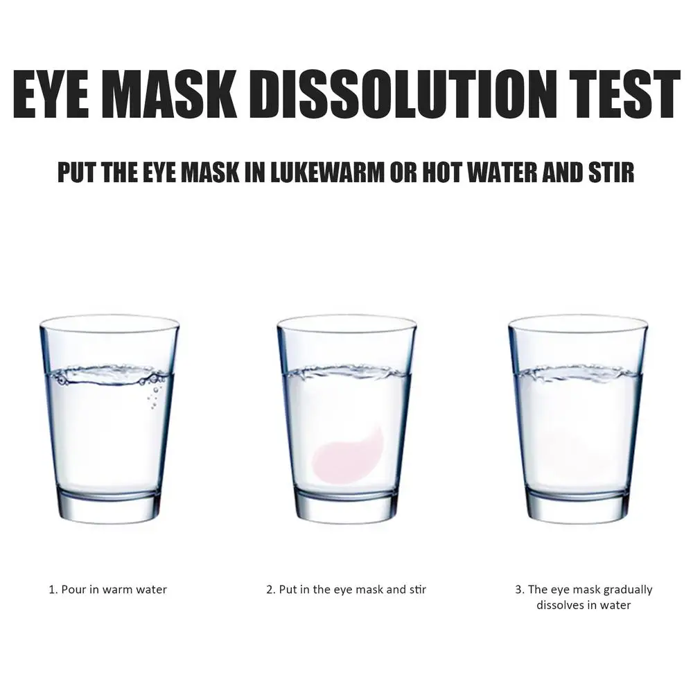 Description Picture 5 of item60Pcs Under Eye Patches Moisturizing Eye Gel Pads Hydrating Eye Gel Pads Easy To Absorb Eyes Anti Aging For Dark Circles