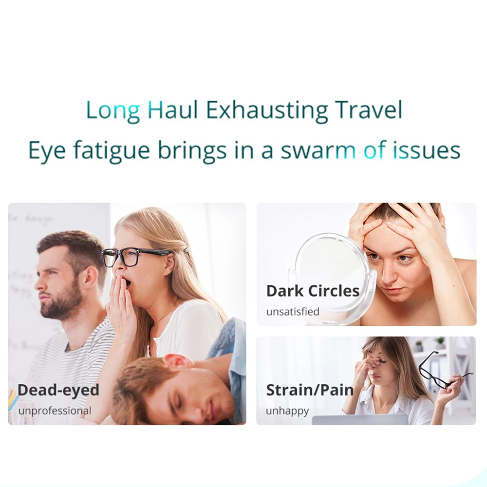 Description Picture 4 of itemNew EMS Microcurrent RF Massage Eye Mask Electric Eye Patch Reduce Wrinkles Puffiness Dark Circles Eye Bags Eye Massager Device