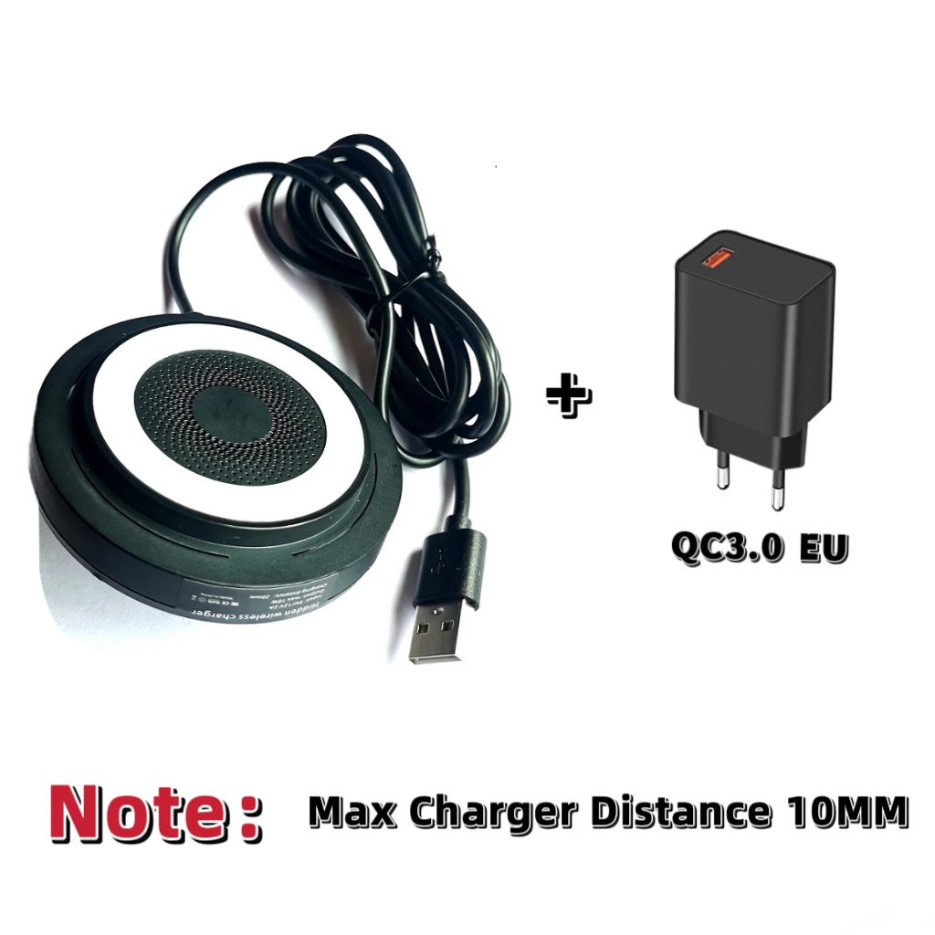 Black EU plug