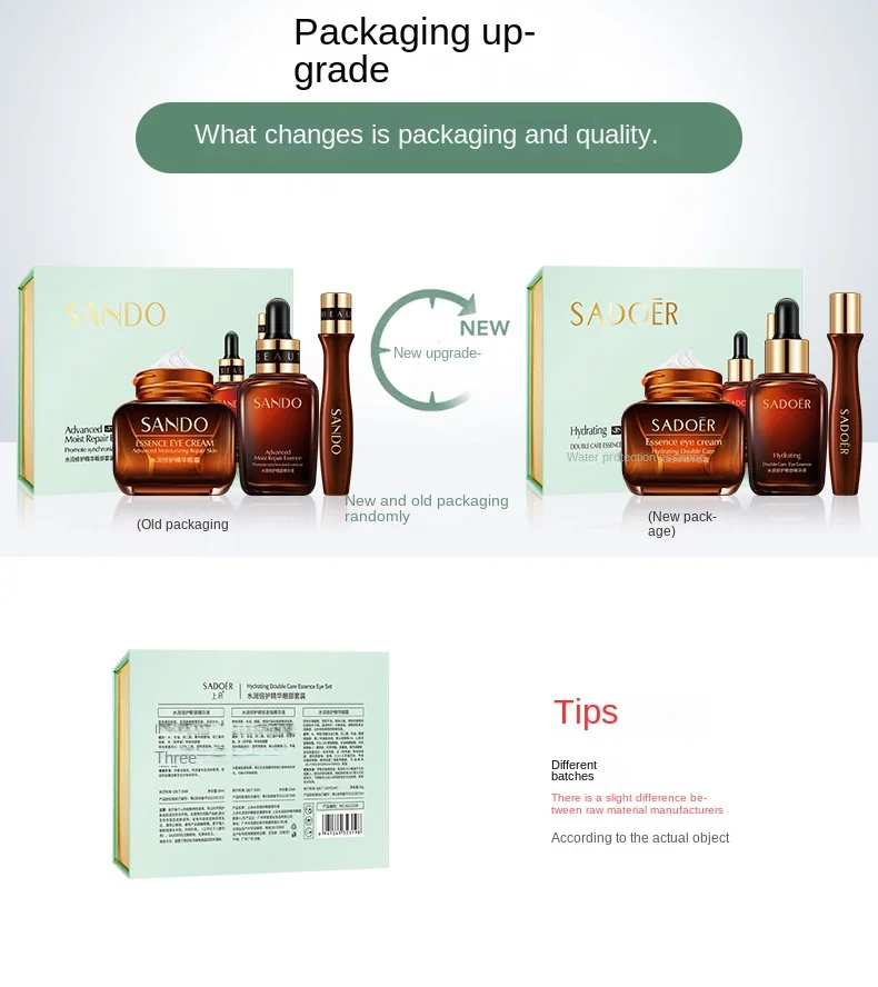 Description Picture 3 of itemEye Essence Set Nourishing Care Moisturizing  Hydrating Treatment Set Fine Elastic Eye Essence Women's Eeye Care Essence
