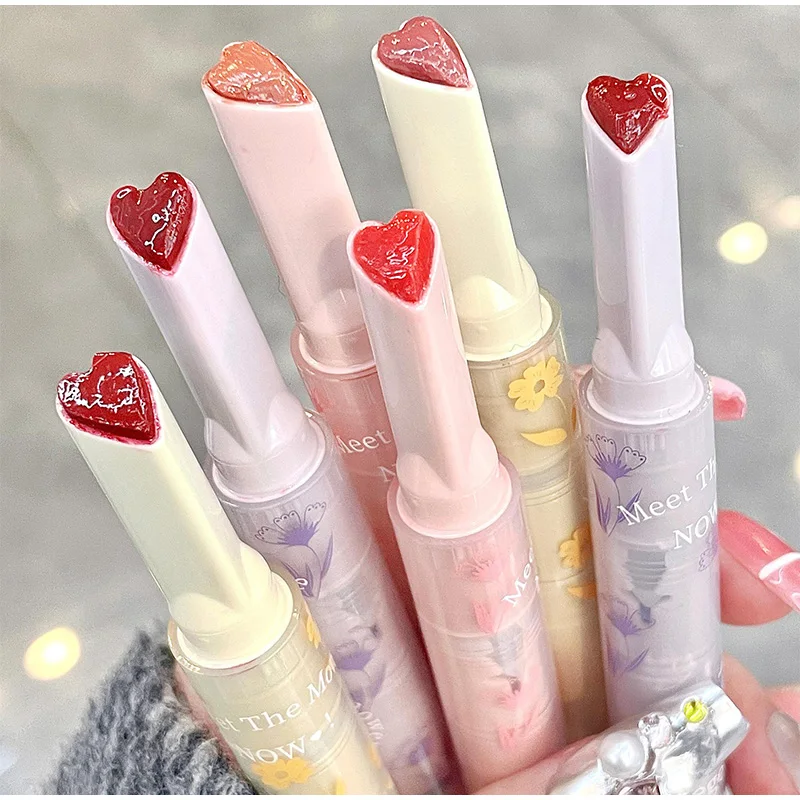 Jelly Lip Glaze Mirror Water Lipstick Pen Moisturizing Lip Plumper Long-lasting Non-stick Cup Waterproof Lips Makeup Cosmetics