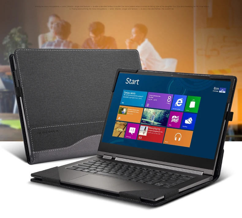 Description Picture 2 of itemNew Laptop Cover Case for Asus Zenbook 14 Flip OLED UP5401 12th Gen Intel UP3404 Pu Leather Bag Protective Skin Shell