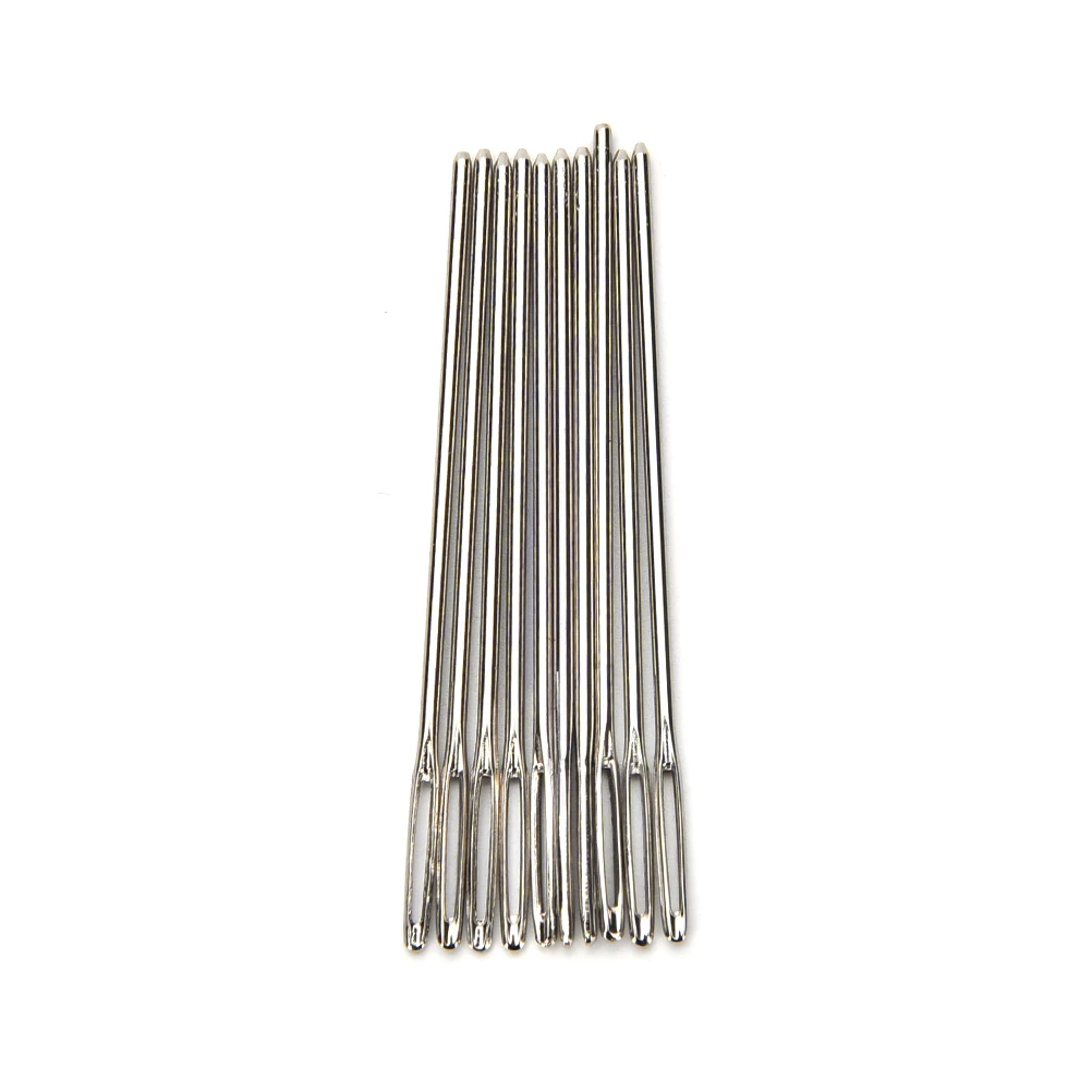 10Pcs/Set Crafts Large Eye Embroidery Tapestry Knitters Wool Needles Blunt Bees Darning Needles Threading Metal Sewing Tool