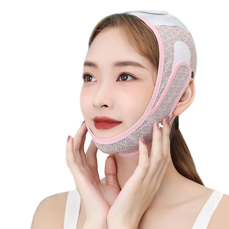 Description Picture 3 of itemElastic Face Slimming Bandage V Line Face Shaper Women Chin Cheek Lift Up Belt Facial Anti Wrinkle Strap Face Care Slim Tools