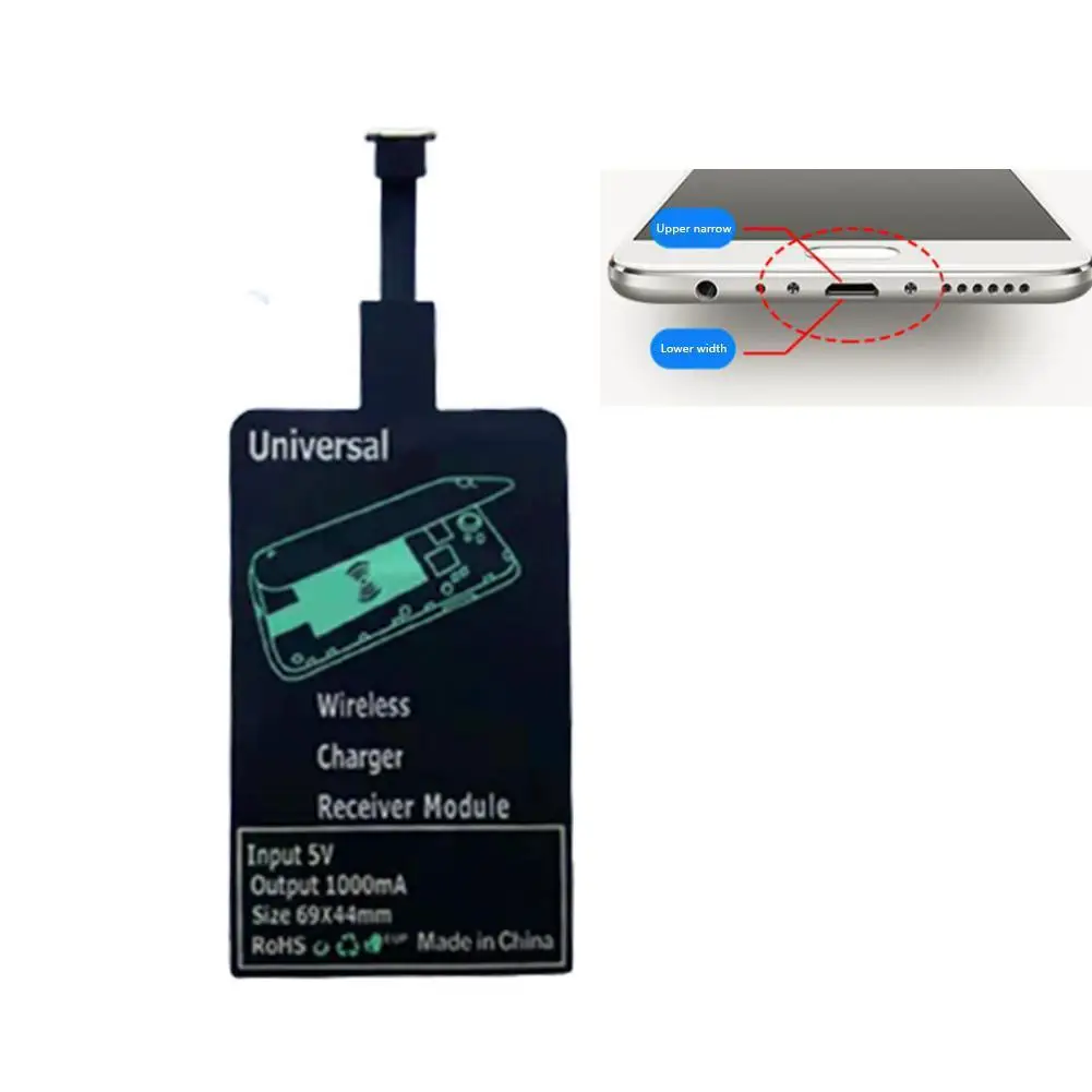 Description Picture 5 of itemUniversal Fast Wireless Charger Adapter Wireless Charging Receiver Patch For Android Micro Usb Type-c Mobile Phone