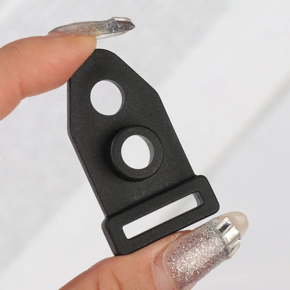 Description Picture 6 of item10/20pcs High Quality Double Eyes Black Tool Wind Rope Buckle Outdoor Camping Traveling Tent Feet Clamp Tent Clip