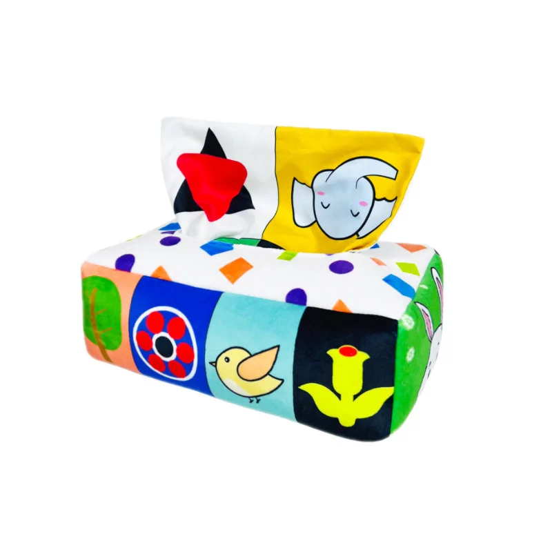 Description Picture 5 of itemPet Paper Towels Pet Toys Plush Toys Paper Towel Boxes Dog Puzzle Food Storage Bite Resistant Paper Toys Pets Interactive Toys