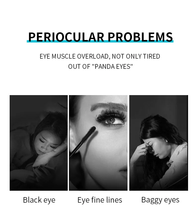 Description Picture 4 of item1/3Pairs Collagen Micro-needle Eye Mask Patches Anti-wrikles Remove Dark Circles Eye Bags Moisturizing Eye Skin Firming Mask Set