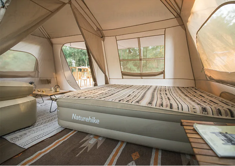 Description Picture 5 of itemNaturehike Village 13 Tent Shelter Camping Hut One-touch Automatic Tent for 4-5 People Glamping Outdoor Waterproof Large Space