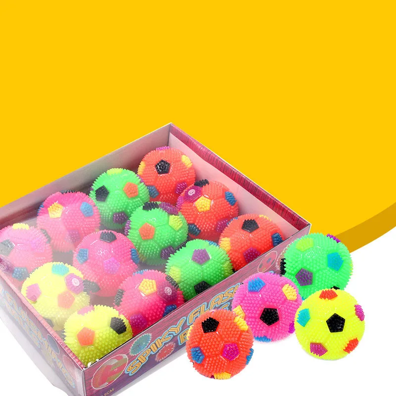 Description Picture 6 of itemSqueak Light Soccer Ball Dog Toy Cleans Teeth And Promotes Dental And Gum Health Your Pet Flashing LED Light Sound Bouncy Ball