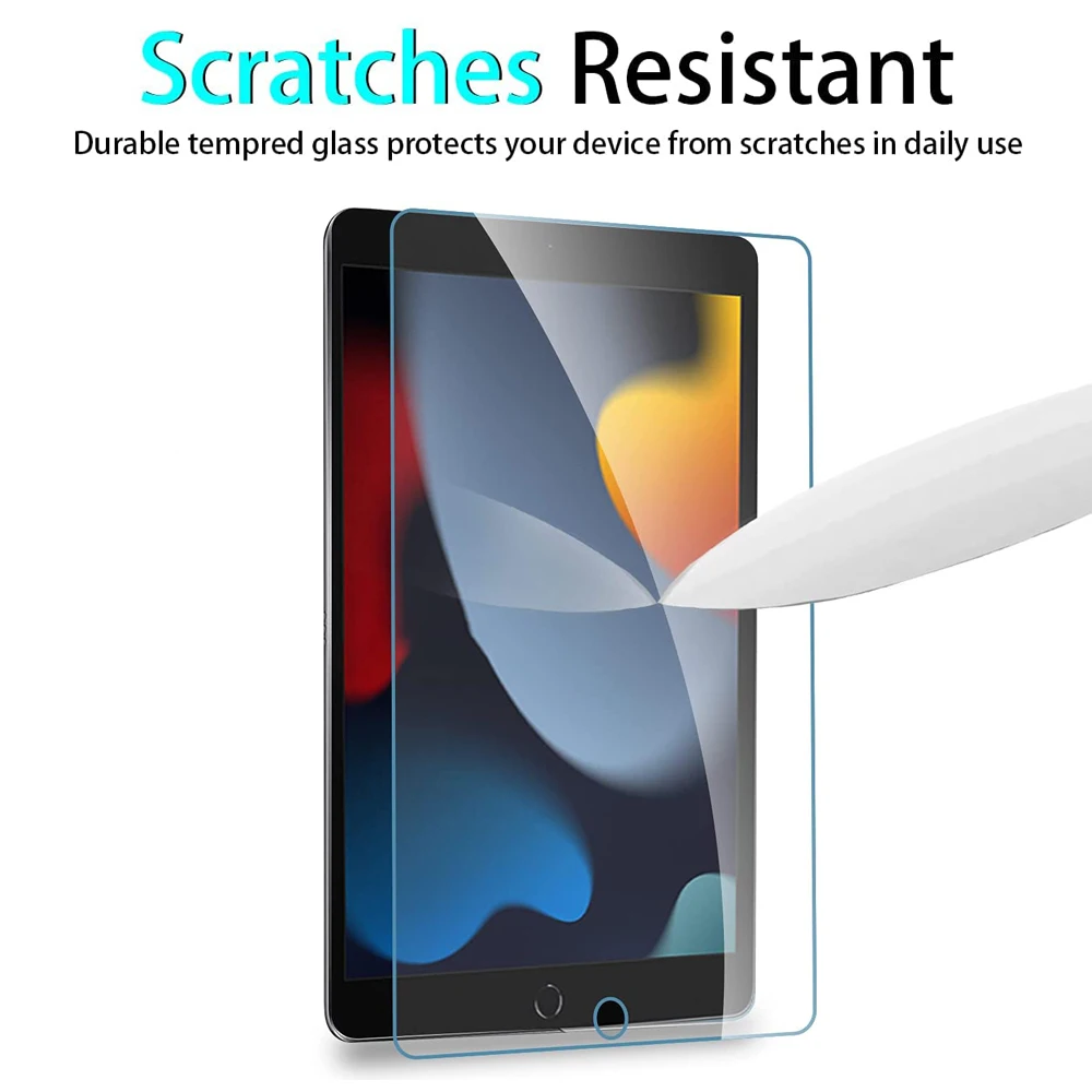Description Picture 3 of itemTempered Glass Screen Protector For iPad Air 4 5 10th 10.9 Inch Pro 11 7 8 9 10.2 10.5 9.7 Mini 2 3 4 5 6 Tablet Protective Film