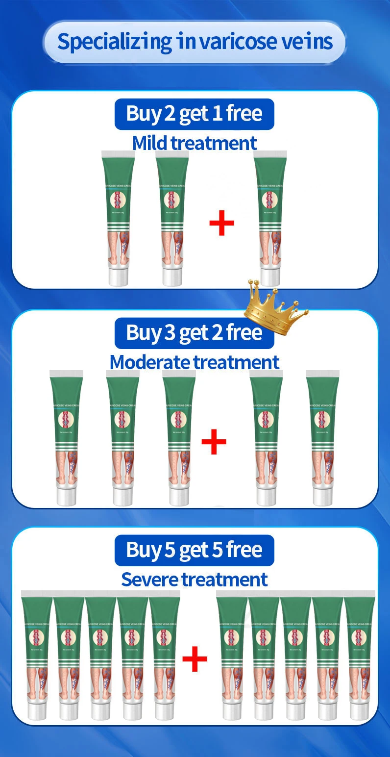 Description Picture 2 of itemVaricose Veins Treatment for legs, Cream for Circulation, Cooling Effect Diosmin and Horse Chestnut Cream for leg swelling relie