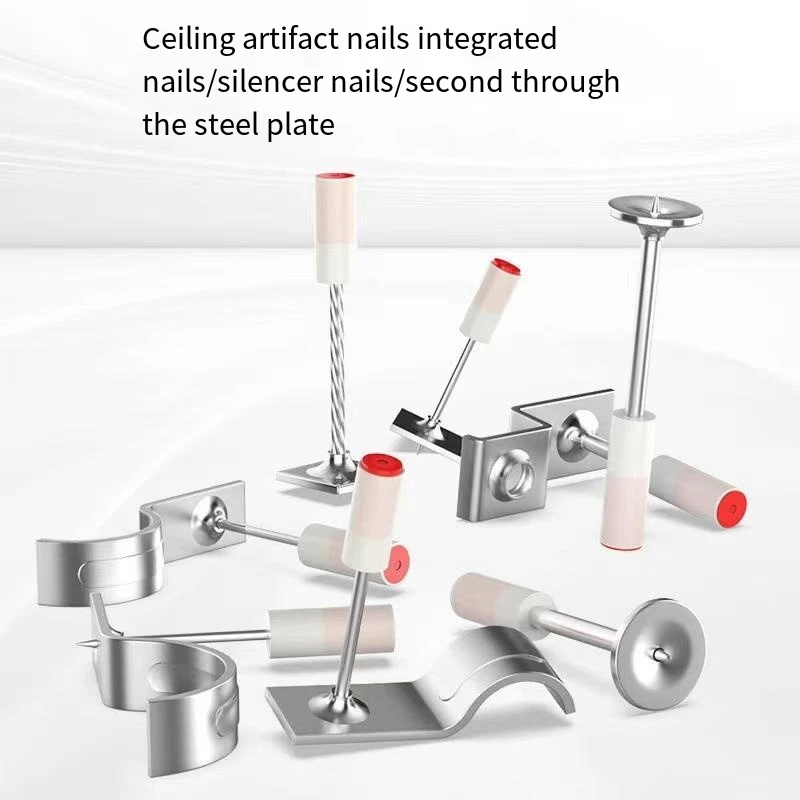 Description Picture 2 of itemManual Steel Nail Gun Accessories Multifunctional Strong Penetrating  DIY Home Ceiling Water Pipe Steel Nail Wall Fastening Tool