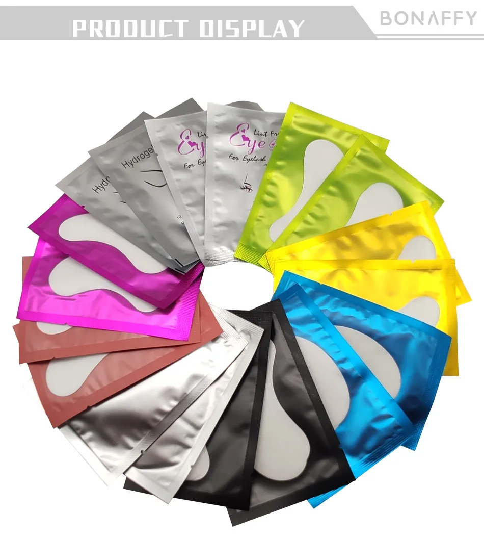 Description Picture 4 of item500 pairs Eyelash Extension Paper Patches Grafting Eye Stickers Lint-free Eyelash Under Eye Pads Eye Paper Patches Tips Sticker