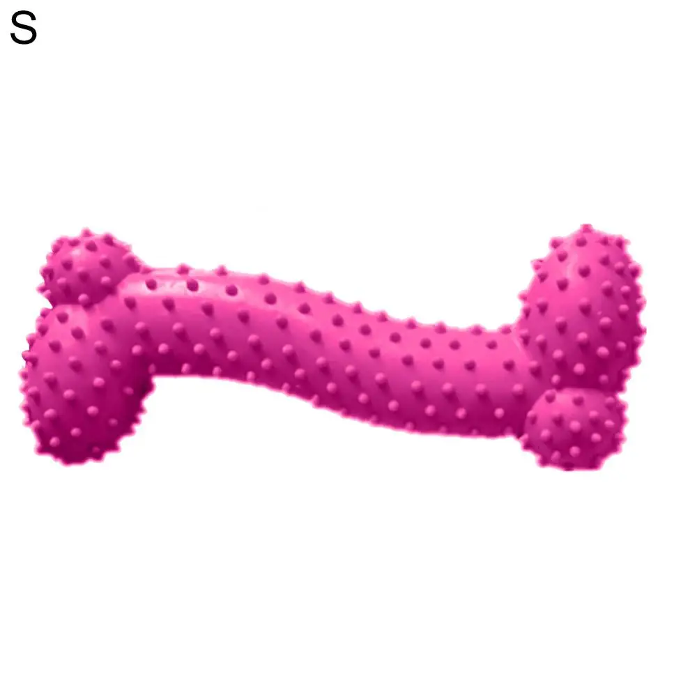 Description Picture 5 of itemPet Dog Puppy Bone Shape TPR Pet Chew Toys Tooth Cleaning Molar Bite Chewing Training Toy Pet Supplies