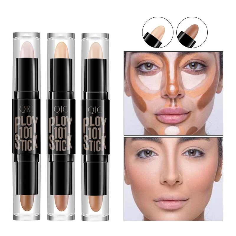 Description Picture 6 of itemContour Stick Double Head Contour Pen Waterproof Matte Finish Highlighters Shadow Dark Circles Contouring Pencil Face Cosmetics
