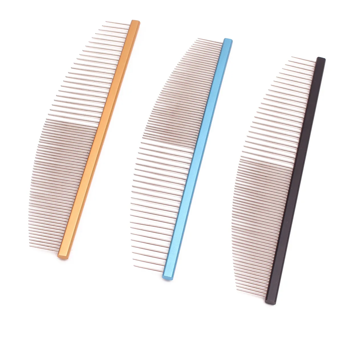 Description Picture 2 of itemPet Hair Comb Metal Shedding Dog Grooming Comb Hair Remover Cat Dogs Cleaning Brush Cats Pets Accessories Dropshipping