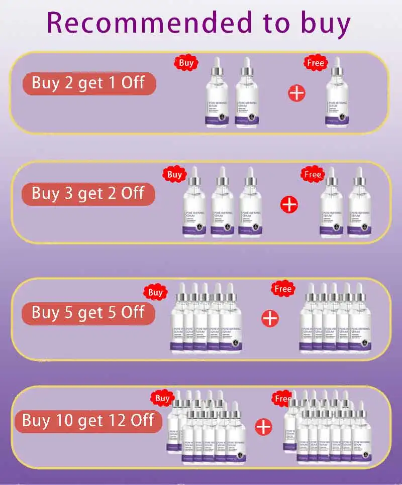 Description Picture 2 of itemPore Skin Care Serum Facial Essence for Shrinking Pores Relieving Dryness Moisturizing Oil Control Firming