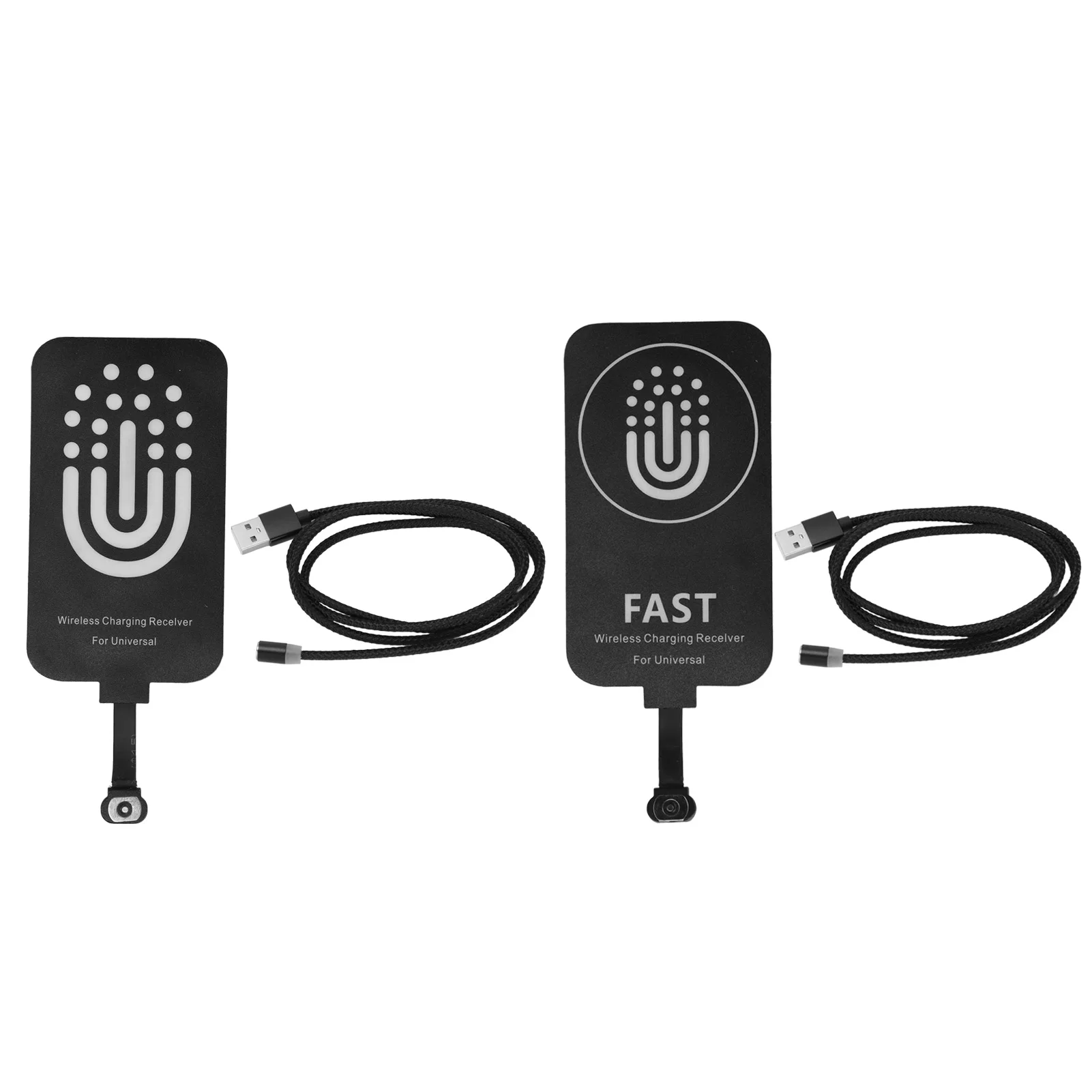 Wireless Charging Adapter Ultra Thin Phone Charger Receiver with Magnetic Charging Line for Samsung for Iconic Brand for Huawei