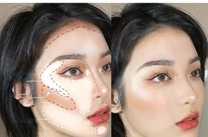 Description Picture 6 of itemConcealer Foundation Cream Highlighter Makeup Palette Ultra-long-lasting Acne Marks Cover Spots Acne Cement Moisturizing Makeup