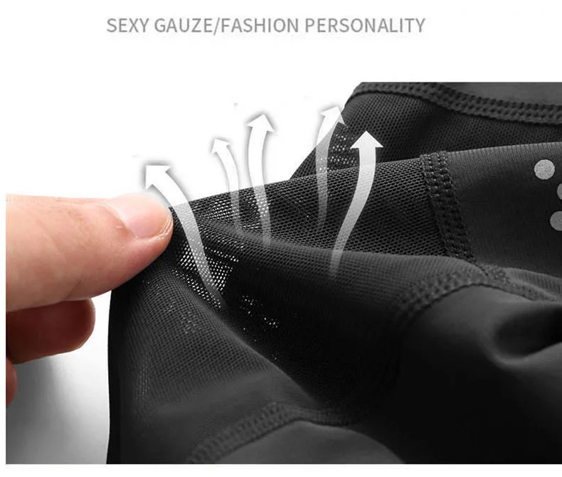 Description Picture 5 of itemWomen Fitness Yoga Pants shorts High Waist Leggings Elastic Breathable Comfortable Running Gym Fitness Yoga Cropped Trousers