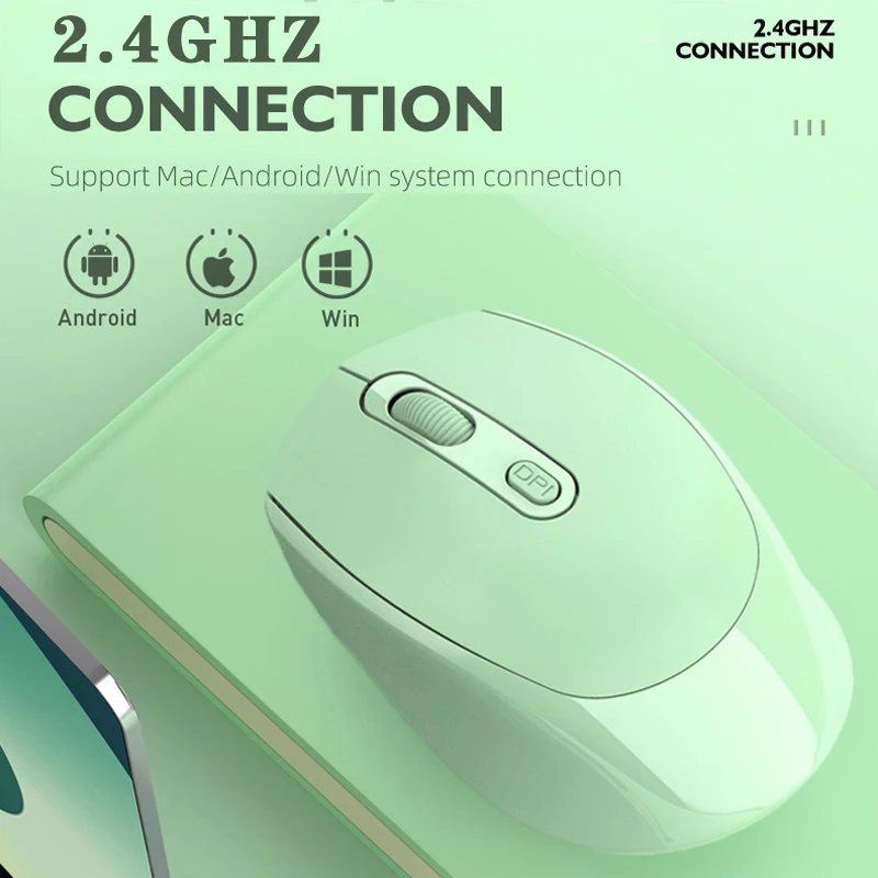 Description Picture 4 of item2.4GHz Wireless Mouse Optical Mice with USB Receiver 1600DPI 4 Buttons Mouse For Pad Computer PC Laptop Accessories Mouse Gamer