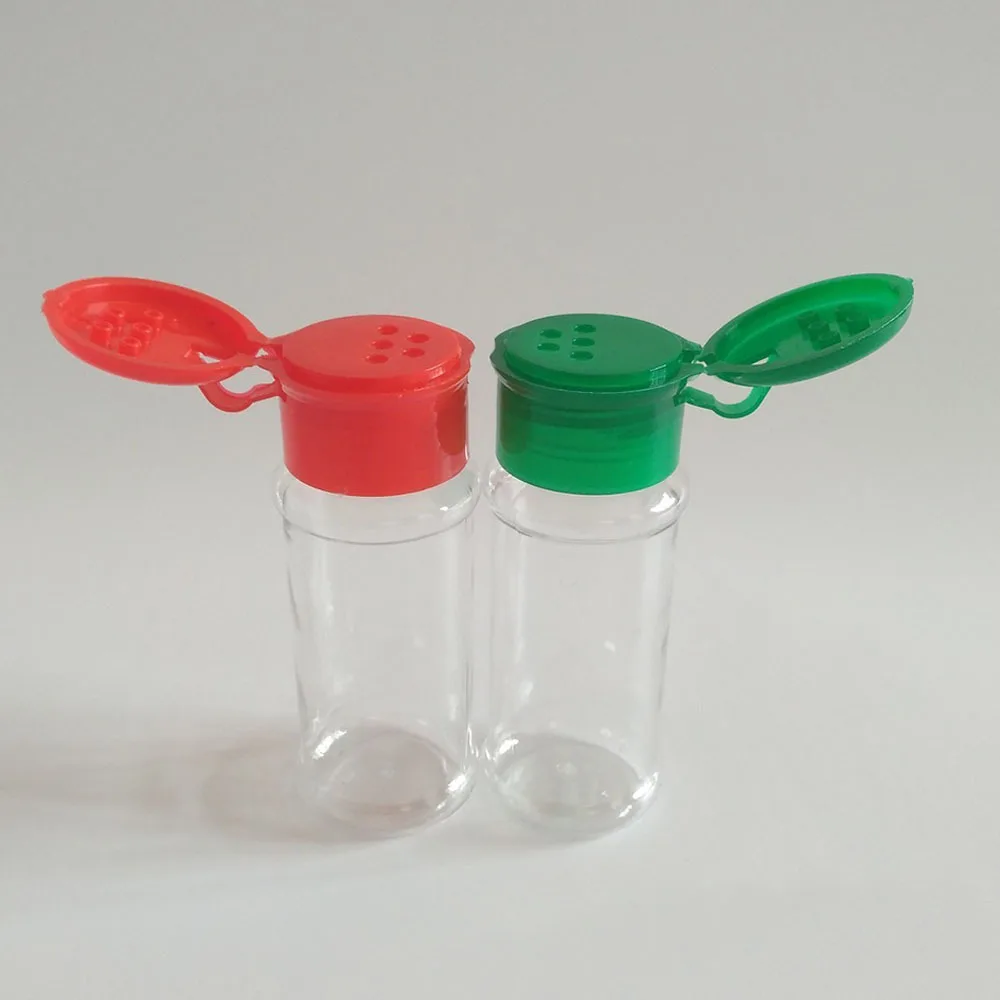 Description Picture 4 of item1/2/3Pcs Portable Camping BBQ Condiment Vinegar Bottle Plastic Spice Salt Pepper Shakers Seasoning Jar Kitchen Cruet 100 Ml