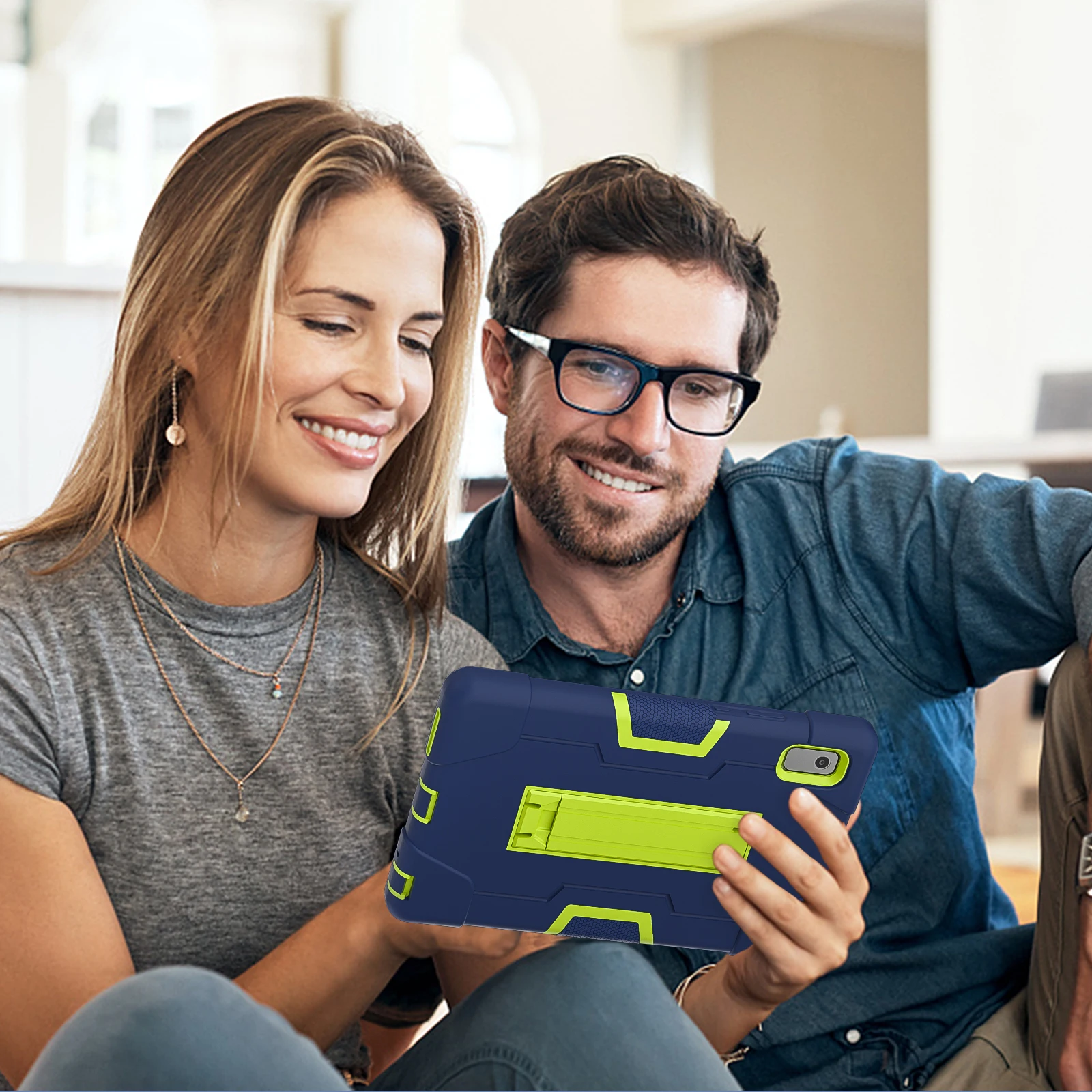 Description Picture 4 of itemTablet Cover For Iconic Brand Tab M9 2023 Silicone Shockproof Dropproof With Stand 3-in-1 Kids Case For Tb-310fu