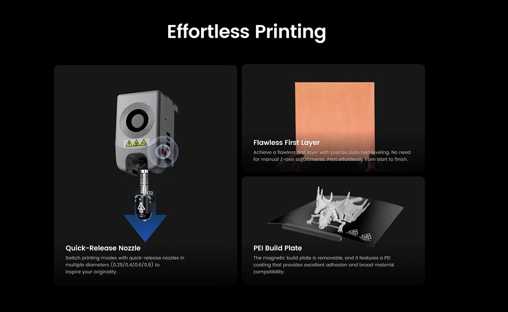 Description Picture 4 of itemFlashforge Adventurer 5M Series 3d Printer High Speed Full-auto Leveling Direct Extruder Automatic Shutdown With Camera