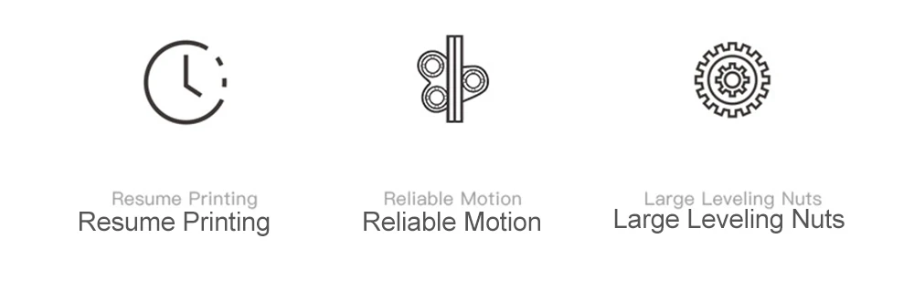 Description Picture 6 of itemFDM Upgraded DIY 3D Printer High Precision Printing Resume Printing and Removable Build Plate Impresora 3D Printer 220*220*250mm