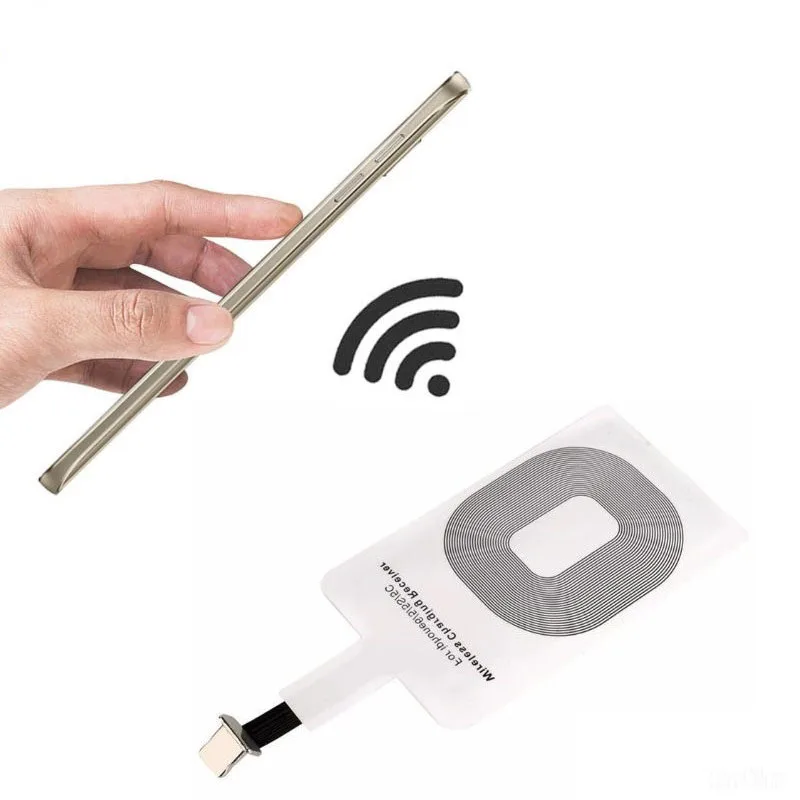 For iPhone 6 6S 6plus 7 7plus 5 5S 5C Wireless Charger Receiver Patch Module QI Standard Wireless Receiving Charging Patch