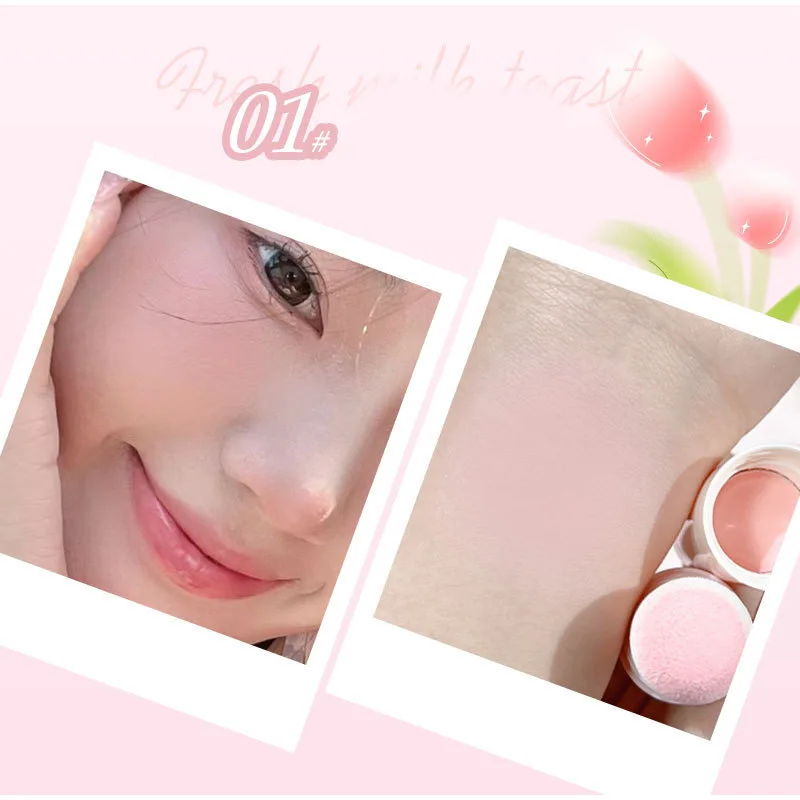 Description Picture 2 of itemMonochrome Blush Stick Girls Peach Pink Cheek Tint Waterproof Lasting Brightening Facial Blusher Korean Face Beauty Makeup