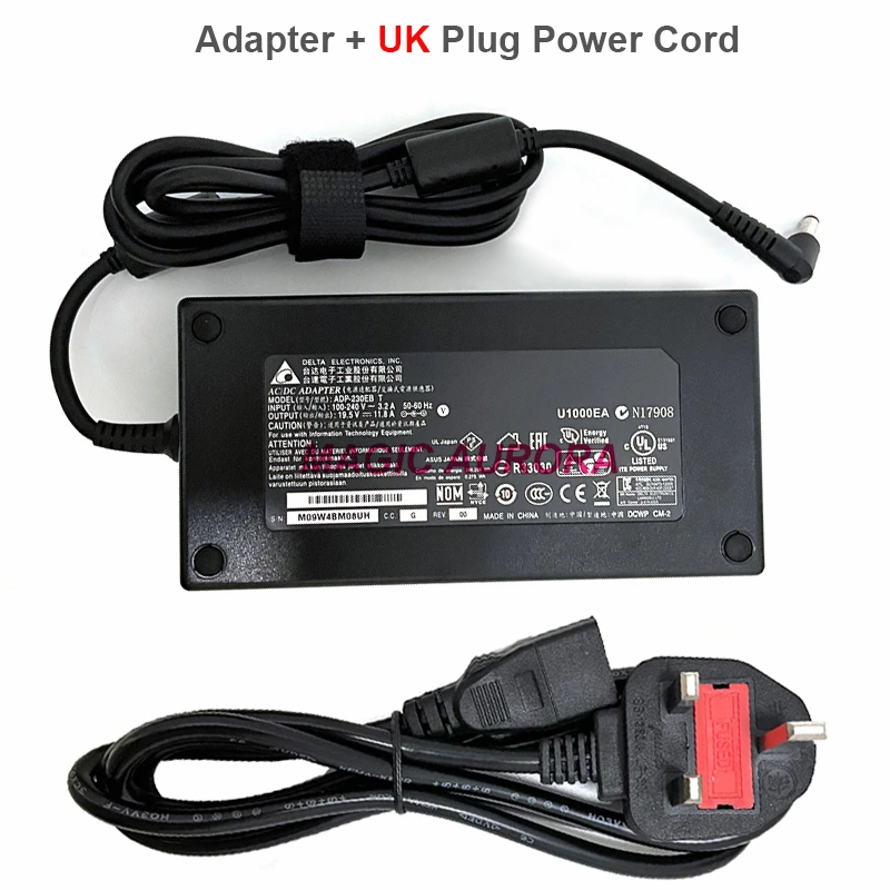 With UK Power Cord