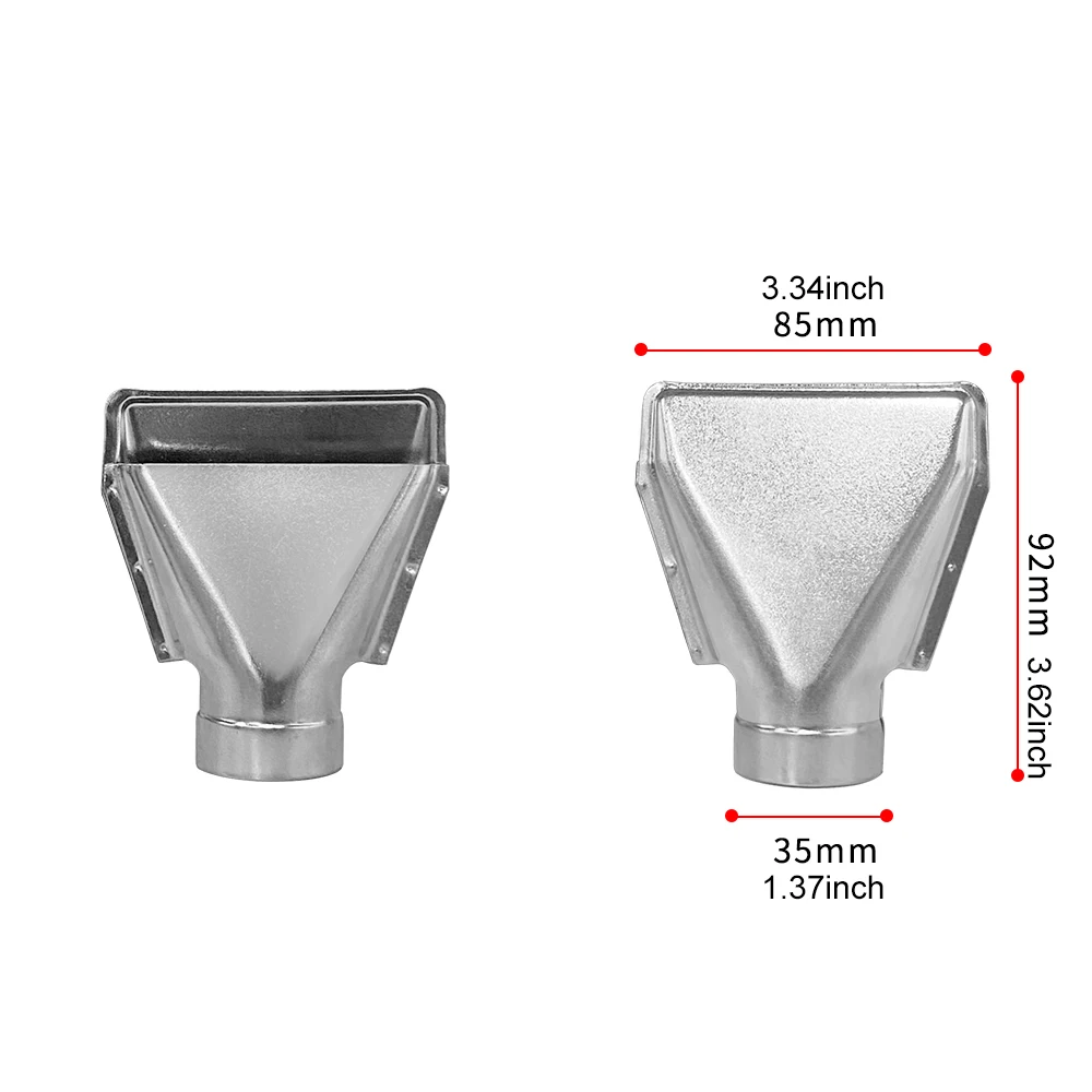 Description Picture 6 of itemHeat gun nozzles hot air gun nozzles for building hair dryers spoon reflector scraper cone glass protection nozzle 35mm diameter
