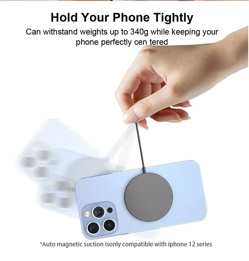 Description Picture 6 of item30W Magnetic Wireless Charger Pad Fast Charging Stand for iPhone 15 14 13 12 Pro Airpods PD Macsafe Phone Chargers Dock Station